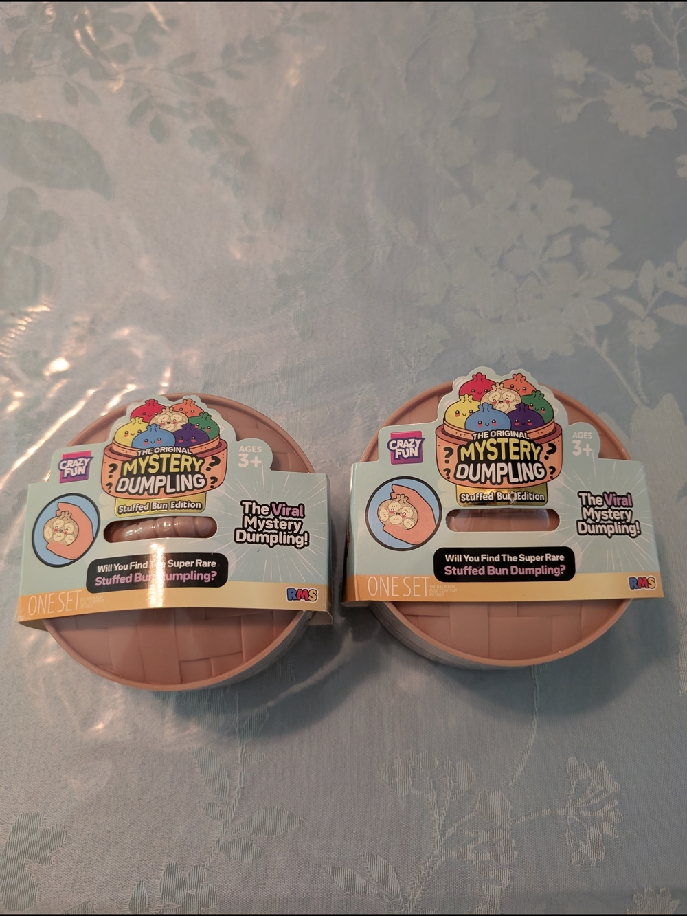 The Original Mystery Dumpling Stuffed Bun Edition - Pink (Set of 2)